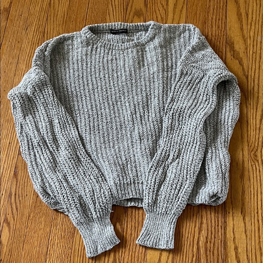 Brandy Melville Cropped Knit Sweater